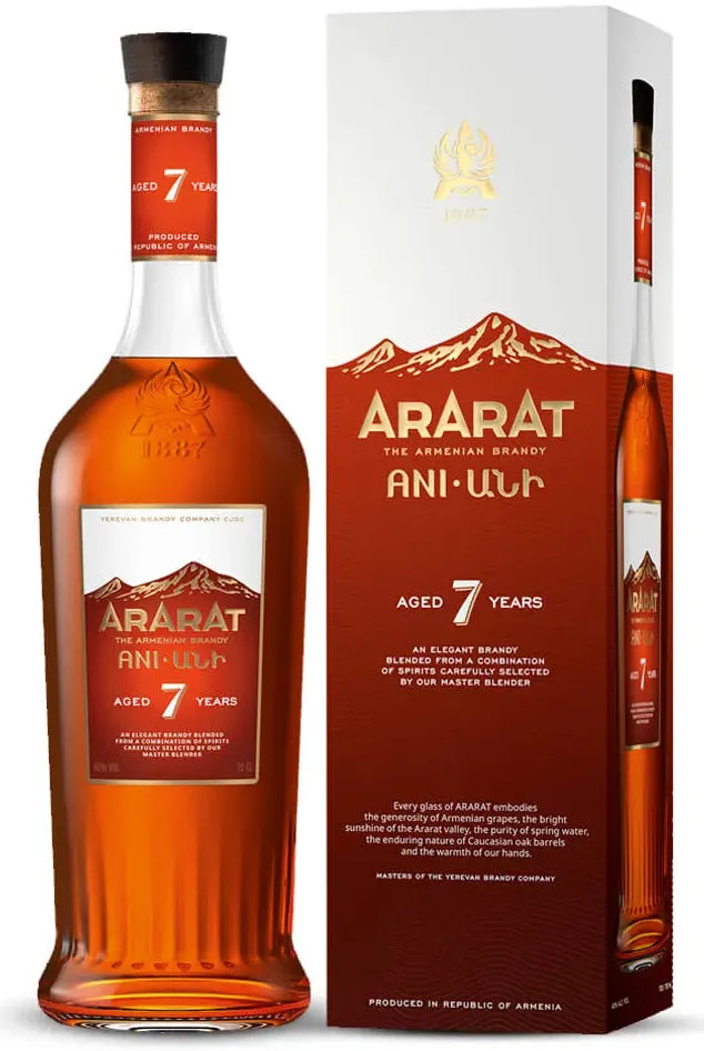 Buy Ararat Ani Urt 7 Year Old Brandy 700ml Online at Bottle Stop