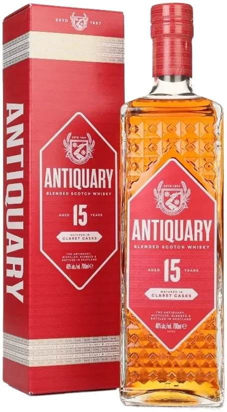 Buy Antiquary 15 Years + Gift Box Blended Scotch Whisky 700ml Online at Bottle Stop