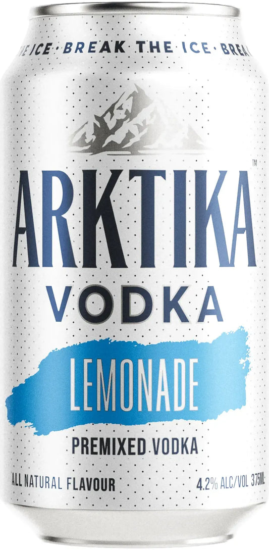 Arktika Premix Lemonade 4.2% 24 Pack Cans 375ml | Bottle Stop