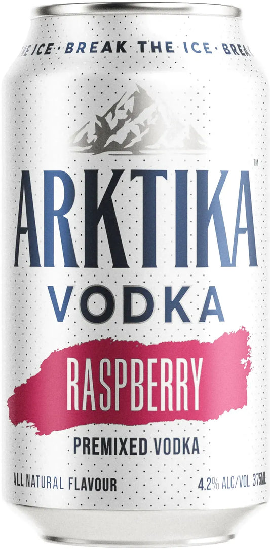 Arktika Premix Raspberry 4.2% 24 Pack Cans 375ml | Bottle Stop