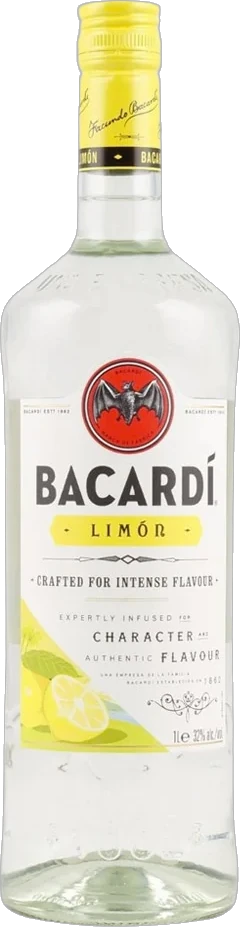 Bacardi Limon Flavoured Rum 1000ml | Bottle Stop