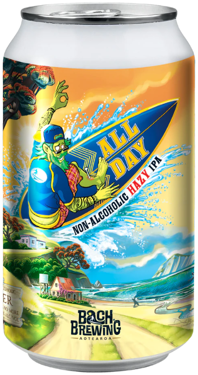 Bach Brewing All Day Hazy Non-alcoholic IPA 330ml
