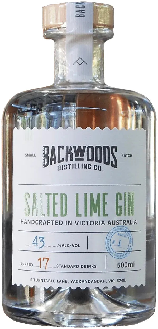 Buy Backwoods Salted Lime Gin 700ml Online at Bottle Stop