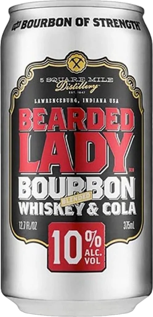 Bearded Lady Bourbon & Cola 10% 24 Pack Cans 375ml | Bottle Stop