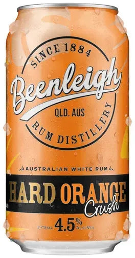 Buy Beenleigh Hard Orange Crush Cans 375ml Online at Bottle Stop