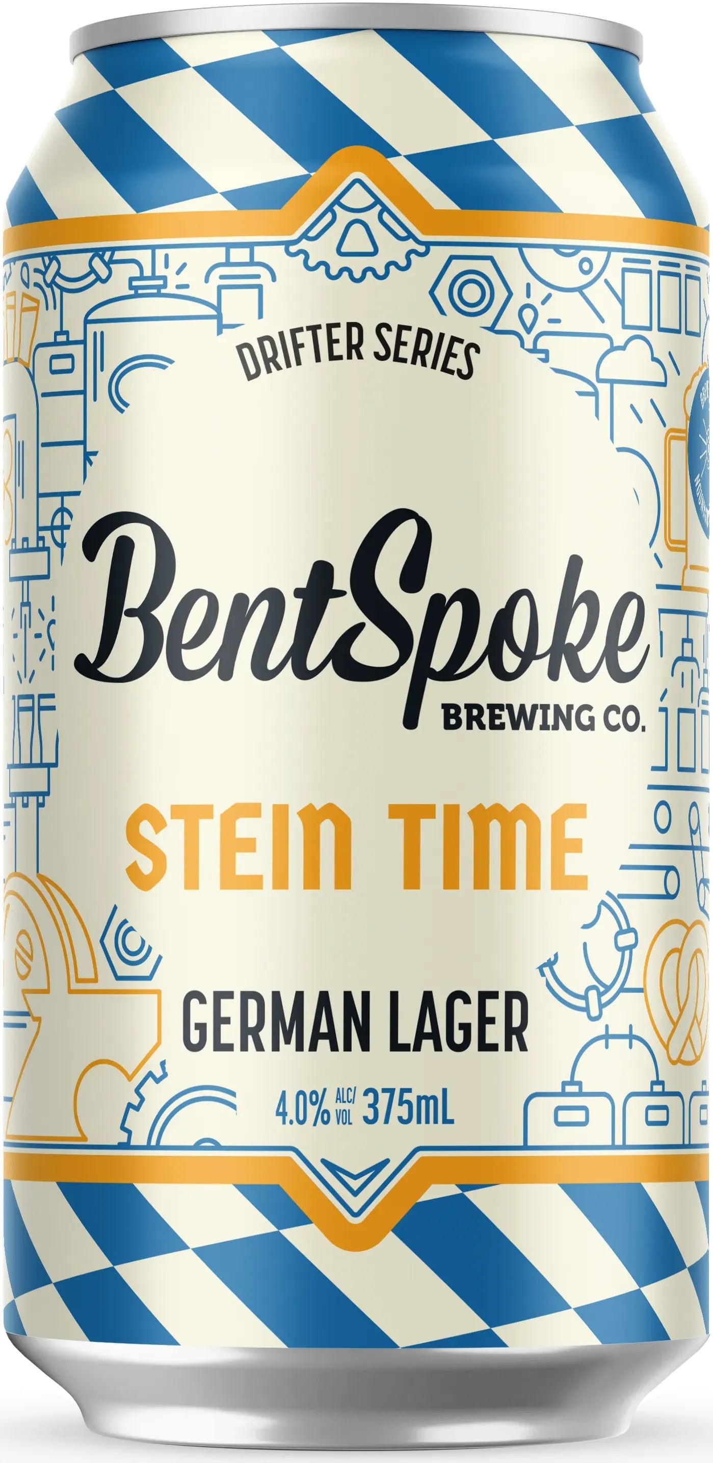 Bentspoke Brewing Co. Stein Time German Lager 4% 16 Pack Cans 375ml | Bottle Stop