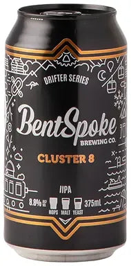 Buy Bentspoke Brewing Co. Cluster 8 IIPA 8.8% 16 Pack Cans 375ml Online at Bottle Stop