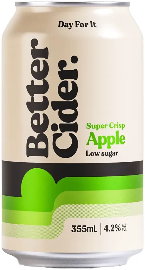 Better Beer Better Cider Super Crisp Apple Cider 355ml - BoozeBud