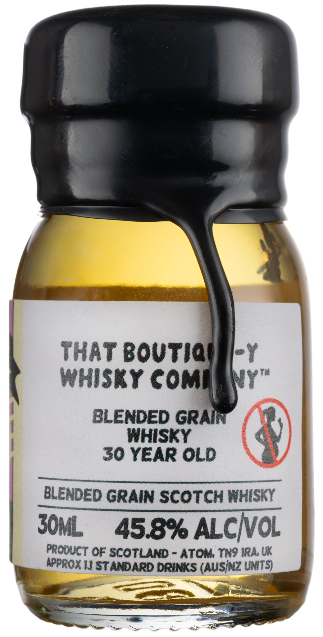 Buy That Boutique-y Whisky Company 30 Year Old Blended Grain Scotch Whisky 30ml Online at Bottle Stop