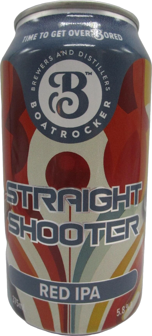 Boatrocker Straight Shooter Red IPA 5.8% 24 Pack Cans 375ml | Bottle Stop