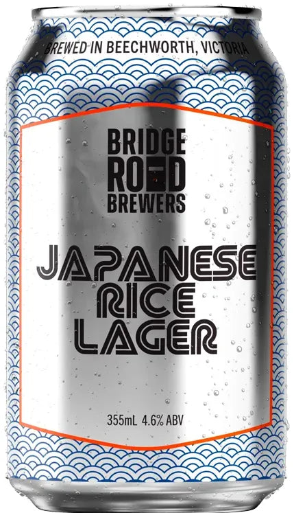 Bridge Road Brewers Japanese Rice Lager 4.6% Cans 355ml | Bottle Stop