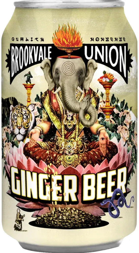 Brookvale Union Ginger Beer 30 Pack Cans 330ml - BoozeBud