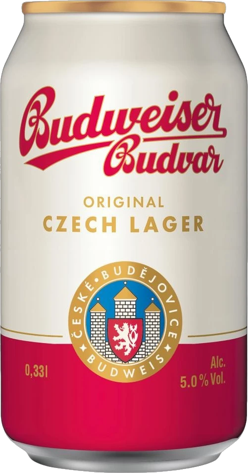 Budweiser Budvar Original Czech Premium Lager 5% 24 Pack Cans 330ml | Bottle Stop