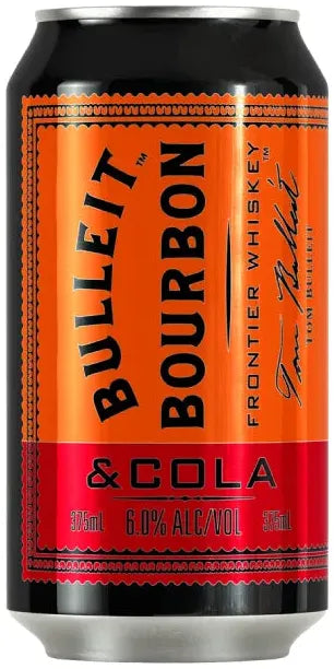 Buy Bulleit Bourbon & Cola 6% Cans 375ml Online at Bottle Stop