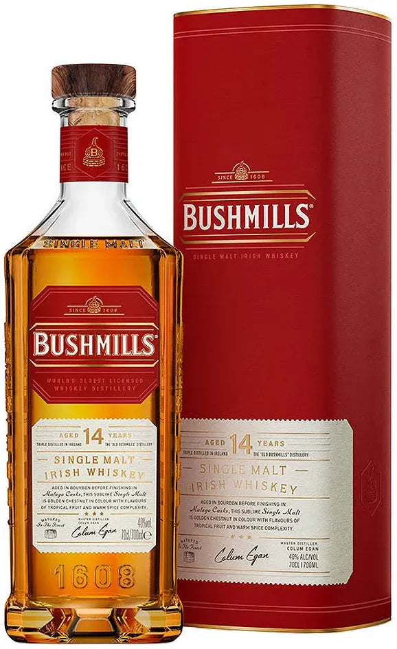 Buy Bushmills 14 Year Old Single Malt Irish Whiskey 700ml Online at Bottle Stop