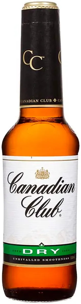 Canadian Club & Dry 4.8% 24 Pack Bottles 330ml | Bottle Stop