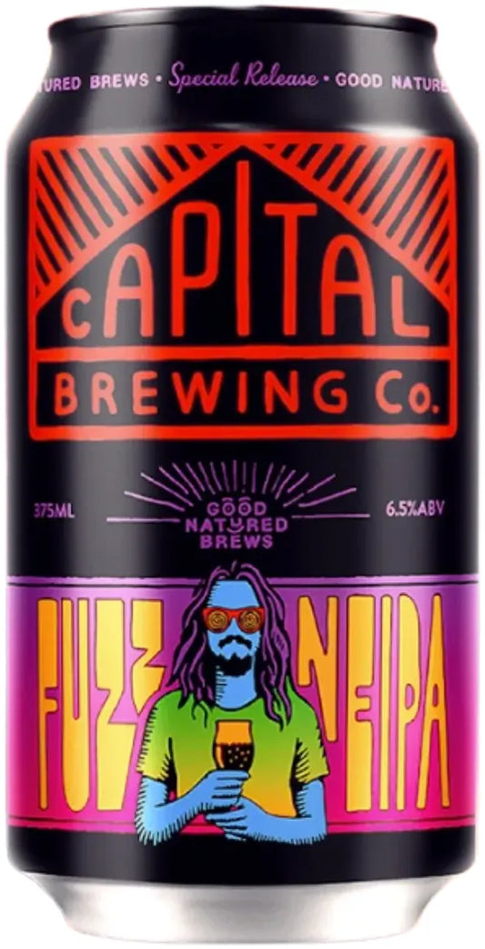 Capital Brewing Co Fuzz NEIPA 6.5% 16 Pack Cans 375ml | Bottle Stop