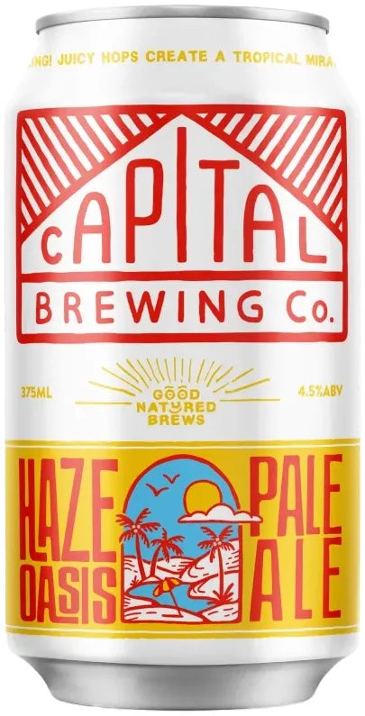 Capital Brewing Co Haze Oasis Pale Ale 375ml - BoozeBud