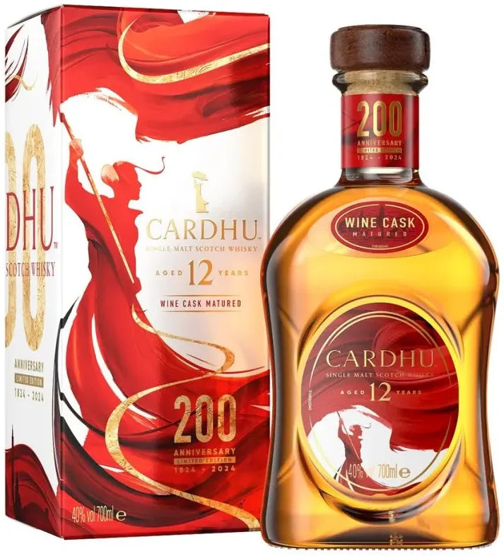 Cardhu 12 Year Old 200th Anniversary Wine Cask Edition Single Malt Scotch Whisky 700ml | Bottle Stop