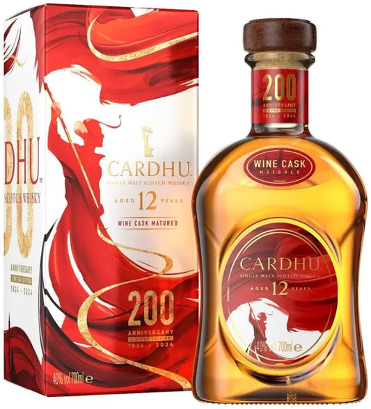 Cardhu 12 Year Old 200th Anniversary Wine Cask Edition Single Malt Scotch Whisky 700ml | Bottle Stop