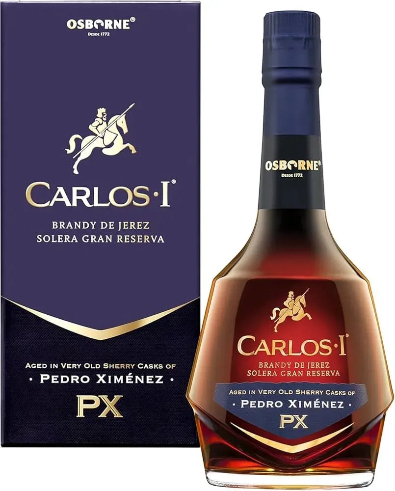 Buy Carlos 1 PX Brandy 700ml Online at Bottle Stop