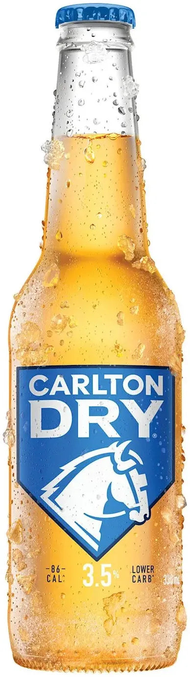Buy Carlton Dry Mid 3.5% 24 Pack Bottles 330ml Online at Bottle Stop