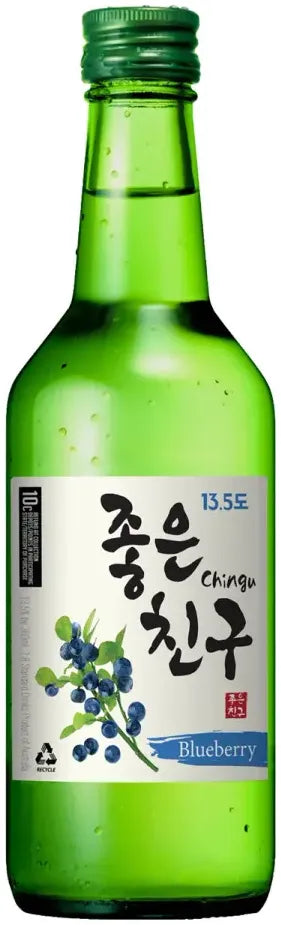 Buy Chingu Blueberry Soju 13.5% 20 Pack Bottles 360ml Online at Bottle Stop