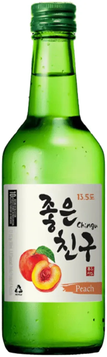 Buy Chingu Peach Soju 13.5% 20 Pack Bottles 360ml Online at Bottle Stop
