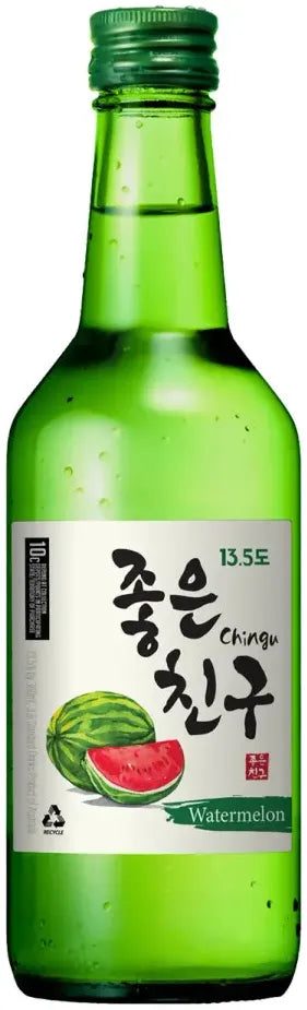 Buy Chingu Watermelon Soju 13.5% 20 Pack Bottles 360ml Online at Bottle Stop