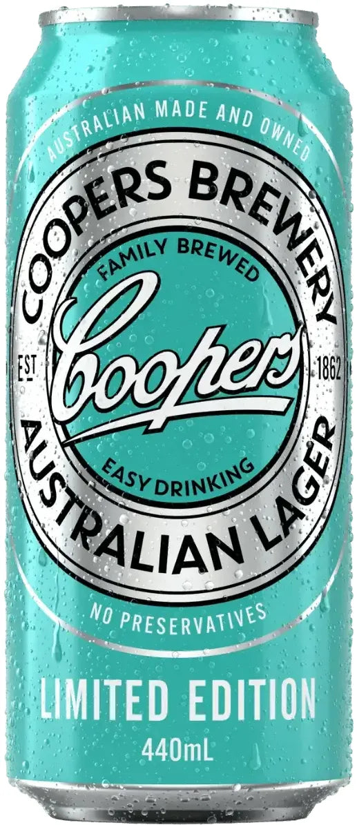 Coopers Australian Lager 4.2% 24 Pack Cans 440ml | Bottle Stop