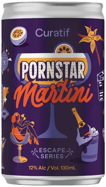 Curatif Pornstar Martini 12% 24 Pack Cans 130ml | Bottle Stop