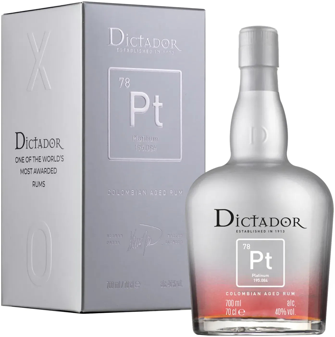 Dictador Platinum Giftbox 700ml | Bottle Stop