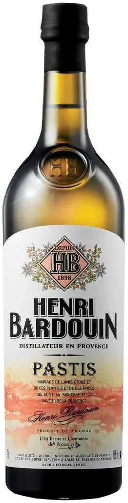 Buy Distilleries De Provence Henri Bardouin Pastis 700ml Online at Bottle Stop