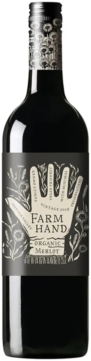 Buy Farm Hand Organic Merlot 750ml Online at Bottle Stop