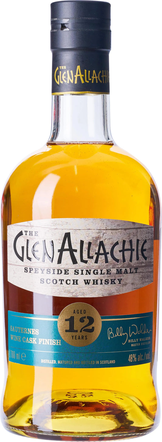 Buy GlenAllachie 12 Year Sauterns Finish Single Malt Whisky 700ml 700ml Online at Bottle Stop