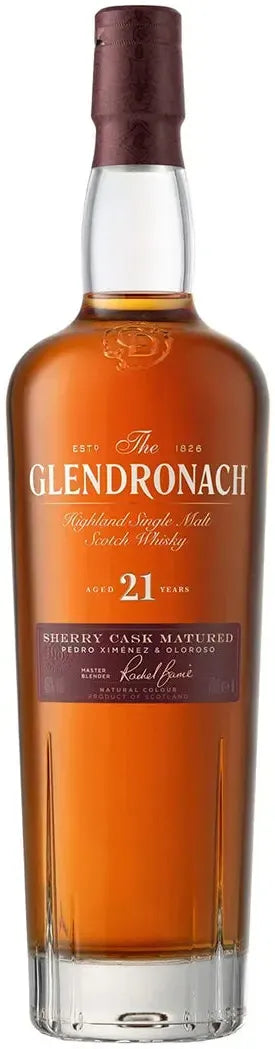 Buy Glendronach 21 Year Old Single Malt Whisky 700ml Online at Bottle Stop