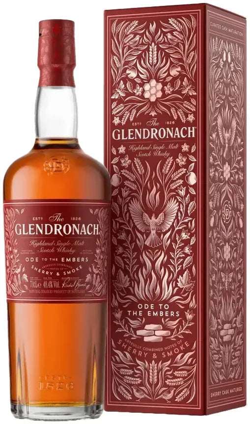 Buy Glendronach Ode To The Embers Peated Single Malt Scotch Whisky With Gift Box 700ml Online at Bottle Stop