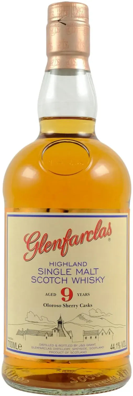 Buy Glenfarclas 9 Years Old Oloroso Sherry Cask Single Malt Scotch Whisky 700ml Online at Bottle Stop