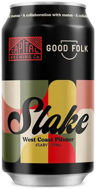 Good Folk Slake West Coast Pilsner 375ml - BoozeBud