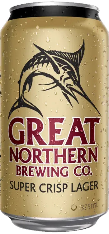 Great Northern Brewing Co Super Crisp Lager Can Case of 30 375ml