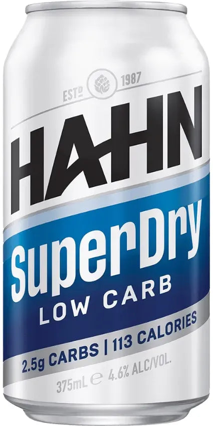 Buy Hahn Super Dry Cube 4.6% 30 Pack Cans 375ml Online at Bottle Stop