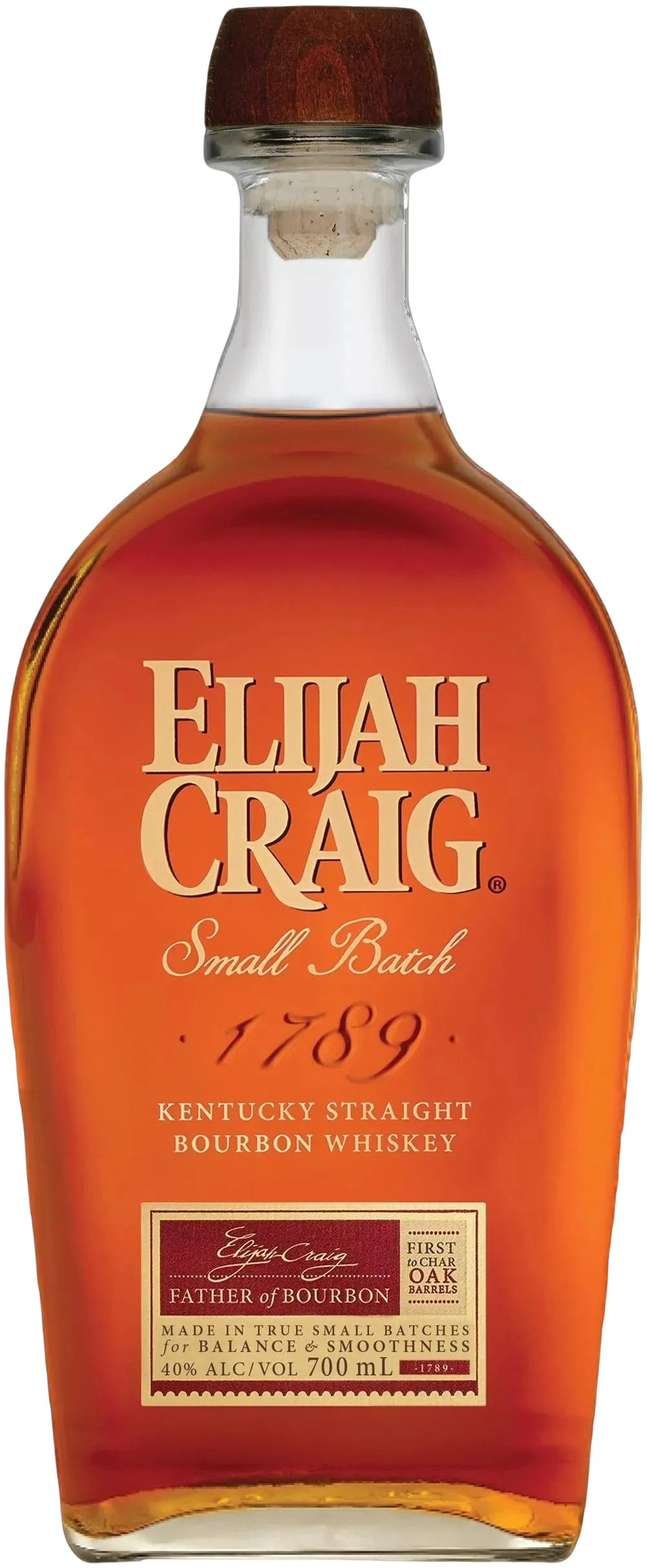 Heaven Hill Distillery Elijah Craig Small Batch Bourbon Whiskey 40% 700ml | Bottle Stop
