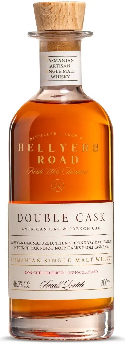 Buy Hellyers Road Distillery The Double Cask Tasmanian Single Malt Whisky 200ml Online at Bottle Stop