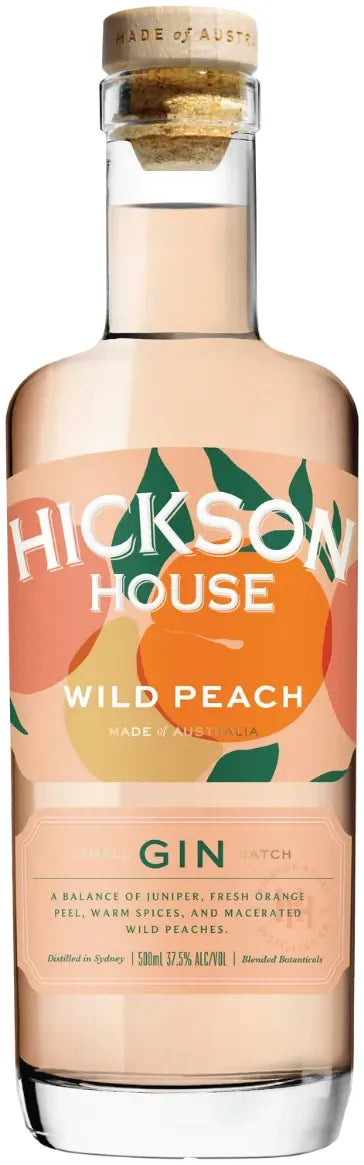 Hickson House Wild Peach Gin 500ml | Bottle Stop