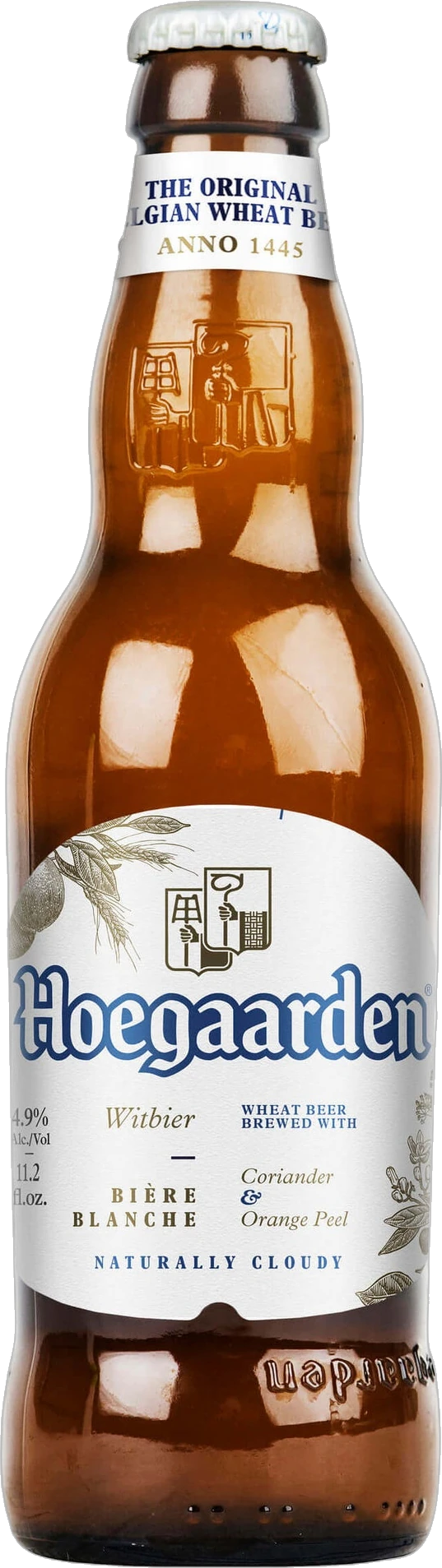 Hoegaarden Wit Blanche Belgian Witbier 4.9% 24 Pack Bottles 330ml | Bottle Stop