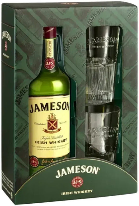 Jameson Irish Whisky & 2 Highball Glasses Gift Pack 700ml