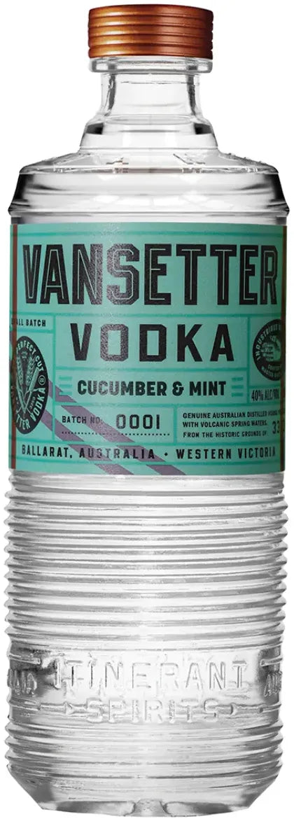 Itinerant Spirits Vansetter Vodka Cucumber & Mint 700ml | Bottle Stop