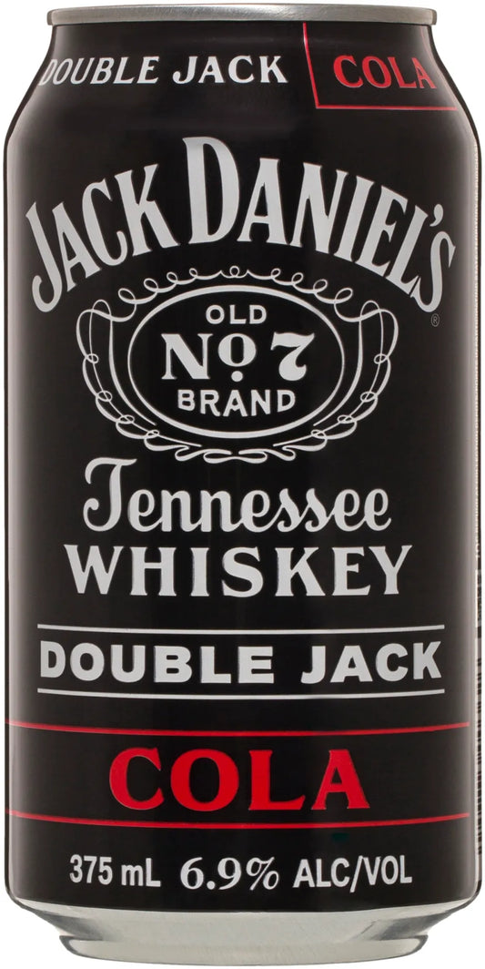 Jack Daniel's Double Jack & Cola 6.9% Cans 375ml