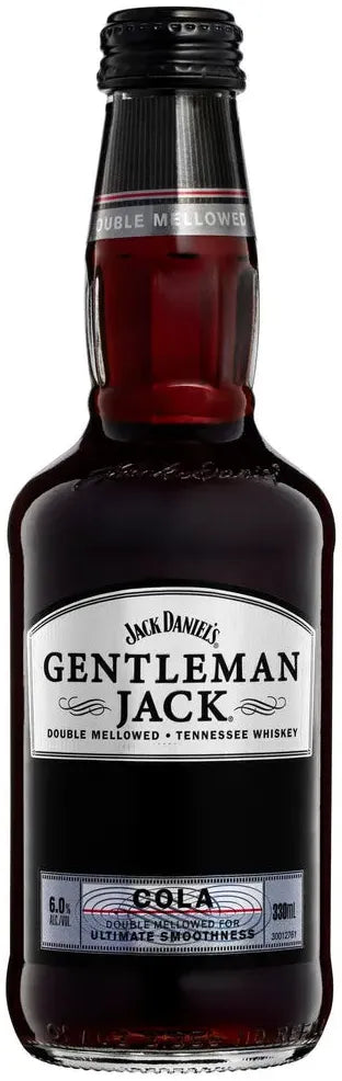 Buy Jack Daniel's Gentleman Jack & Cola 6% Bottles 330ml Online at Bottle Stop