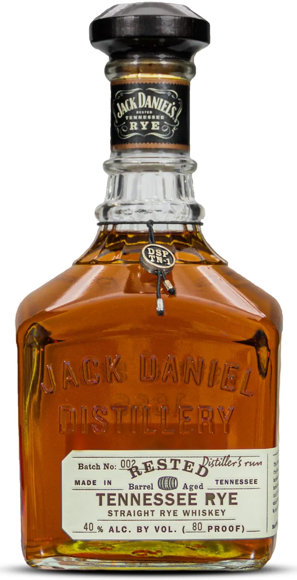 Jack Daniel's Unaged Tennessee Rye Whiskey Batch No.002 750ml | Bottle Stop